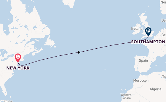 Transatlantic from United Kingdom with the Queen Mary 2