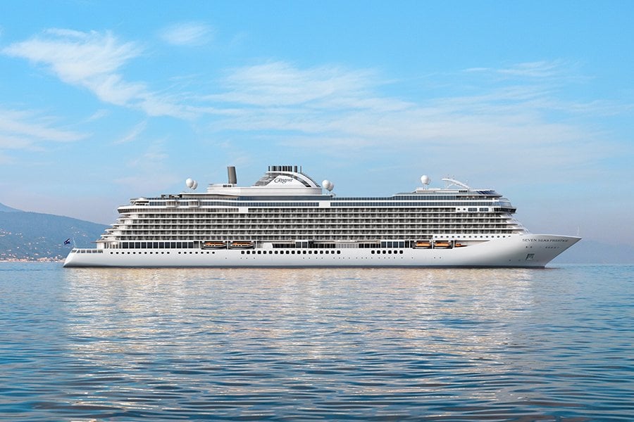 at sea