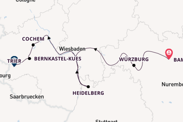 Sailing with Viking River Cruises from Bamberg to Trier