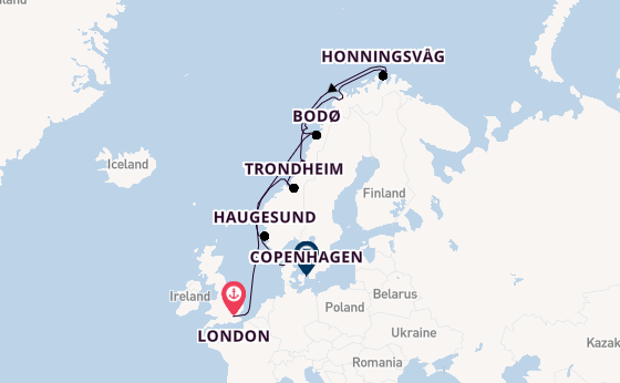 Norway from London, England, United Kingdom with the Seabourn Quest
