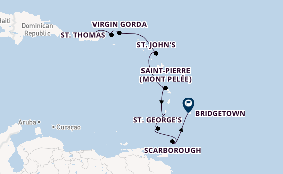 Caribbean vanaf San Juan, Puerto Rico met de Azamara Quest