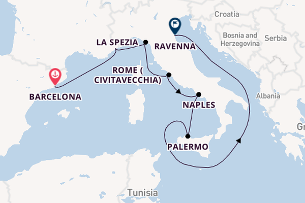 A Riviera & Italian Odyssey Discovery With Salou Stay