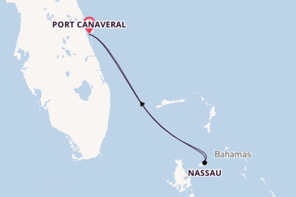 Cruise naar Port Canaveral via Nassau