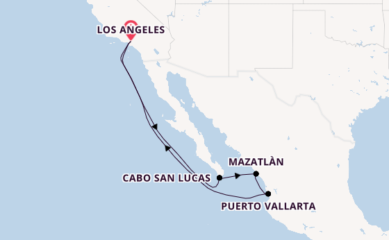 ALL INCLUSIVE: Vegas Nights, LA & Mexican Riviera Delights With Free Tour