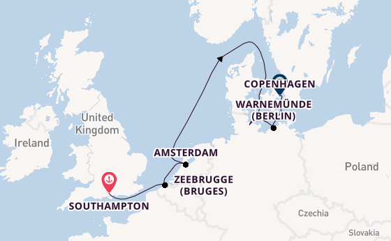British Isles from Southampton, England with the Norwegian Sun