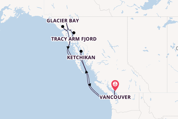 Alaska & West Canada from Vancouver, Canada with the Zaandam