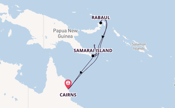 Australia from Cairns, Australia with the Seven Seas Navigator