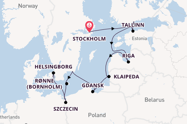 Oder River, Europe from Stockholm, Sweden with the Azamara Quest