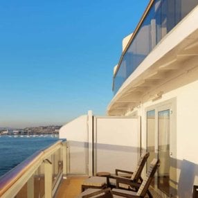 Come aboard the undefined and discover one of 60 cabin categories on a total of 11 decks that can accommodate 1964 passengers. Choose your dream cabin and feel at home on board the undefined!