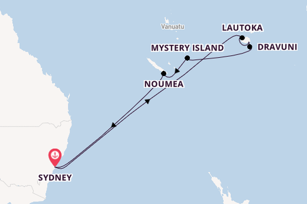 Tropical Treasures: Sydney, Fiji, Vanuatu & New Caledonia