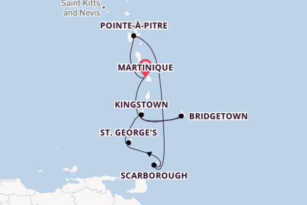 Ervaar Kingstown met Costa Cruises