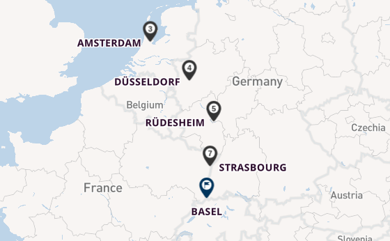 Rhine River, Europe from Amsterdam, Netherlands with the AmaPrima