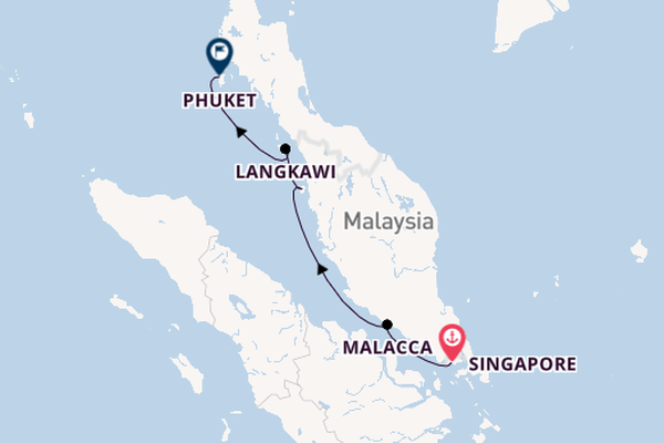 Southeast Asia from Singapore, Singapore with the Luminara
