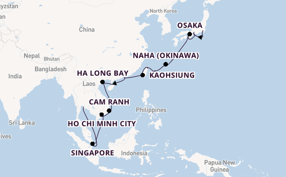 East Asia from Tokyo, Japan with the Seven Seas Explorer