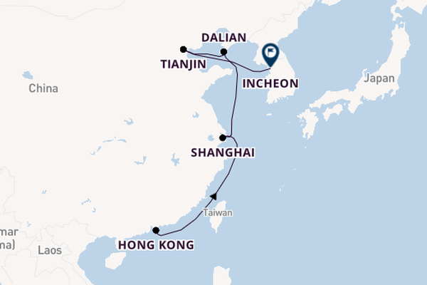 Luxury More Inclusive  Hong Kong to Seoul Inc Shanghai & Beijing