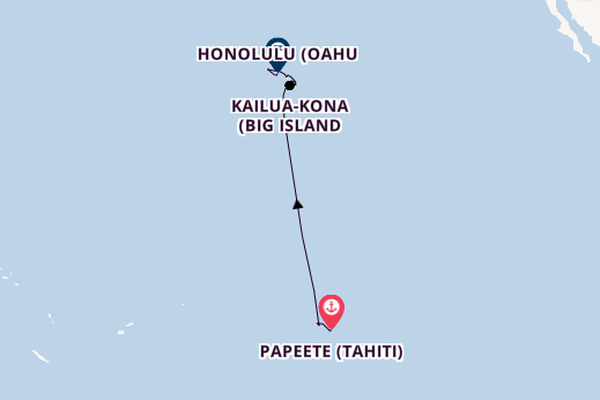 Polynesien ab Papeete (Tahiti) auf der Norwegian Spirit