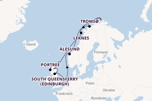 Nordkap & Nordsee mit der Nieuw Statendam