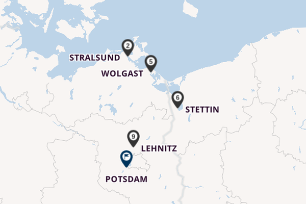 Oder ab Stralsund, Deutschland auf der KATHARINA VON BORA