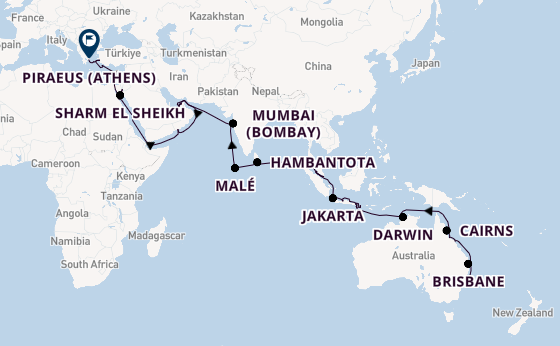 Southeast Asia from United Kingdom with the Marina