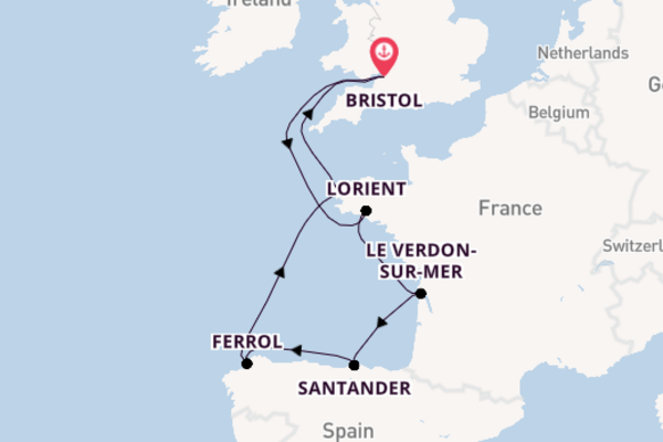 10 day trip on board the Ambition from Bristol