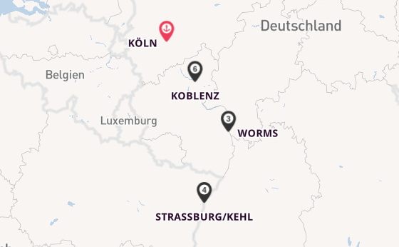 Rhein ab Köln, Deutschland auf der RHEIN SYMPHONIE