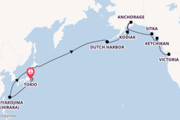 Cruise met Regent Seven Seas Cruises naar Anchorage