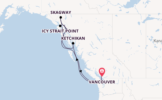 Celebrity Solstice - Vancouver & Alaskas Glanzmomente entdecken
