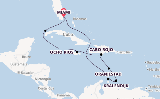Caribbean from Miami, Florida with the MSC Poesia