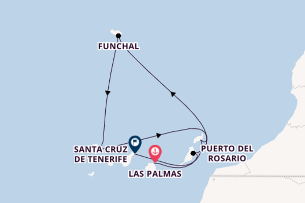 Cruise met MSC Cruises naar het sensationele Santa Cruz de Tenerife