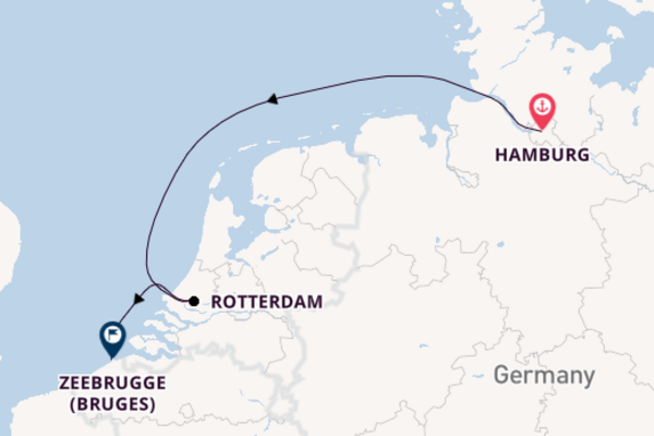 Benelux from Hamburg, Germany with the MSC Preziosa