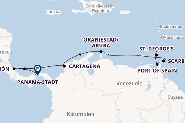 Südliche Karibik ab Bridgetown, Barbados auf der VASCO DA GAMA