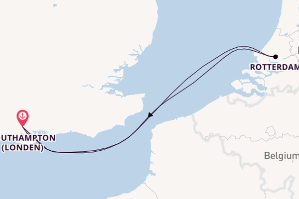 Engeland vanaf Southampton (Londen), Engeland met de Queen Mary 2