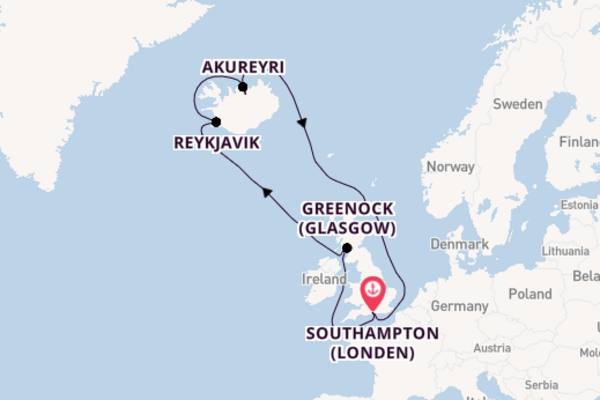 Cruise in 12 dagen naar Southampton (Londen) met Celebrity Cruises