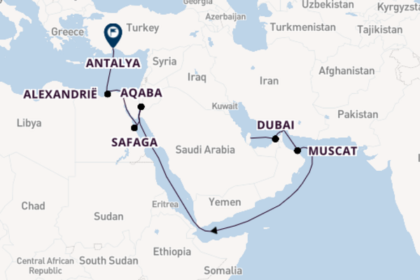 Verken Aqaba met TUI Cruises