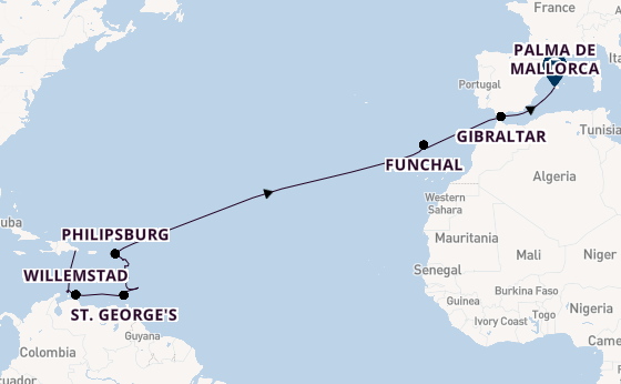 Caribbean vanaf La Romana met AIDAprima