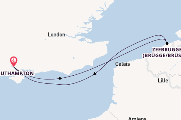 England ab Southampton, Großbritannien auf der MSC Virtuosa