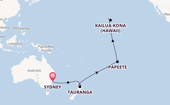 Polynesia from Sydney, Australia with the Royal Princess