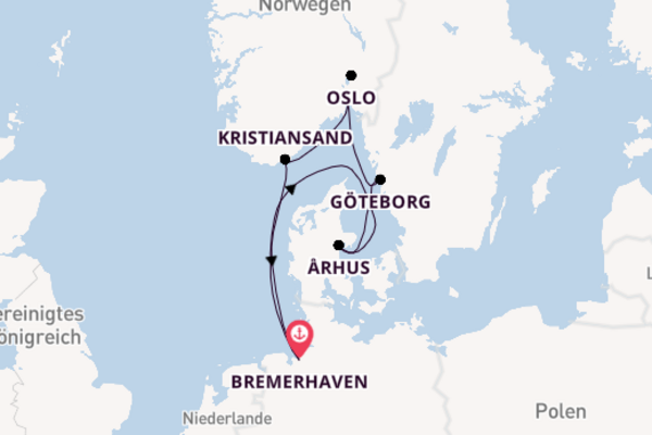 8 Tage Nordeuropa Reise