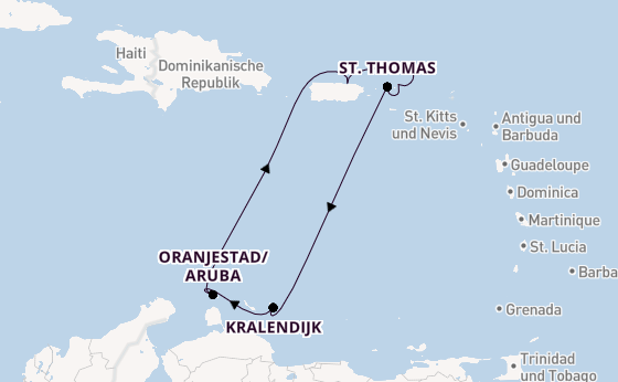 Karibik ab San Juan, Puerto Rico auf der Norwegian Prima