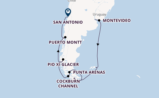 South America from Buenos Aires, Argentina with the Nieuw Amsterdam