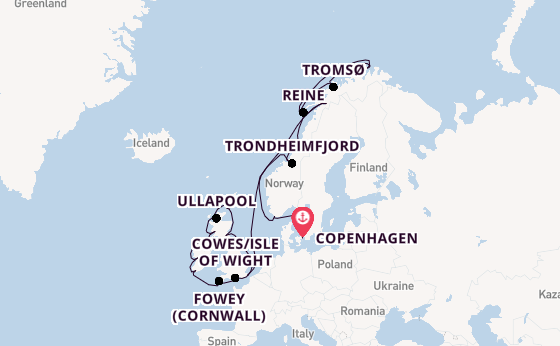 British Isles from Copenhagen, Denmark with the Seabourn Quest