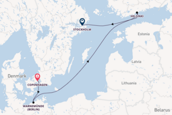11 day cruise with the Seven Seas Navigator to Stockholm