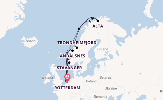 Norway from United Kingdom with the Nieuw Statendam