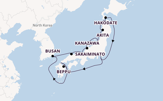 Japan from Yokohama (Tokyo), Japan with the Seabourn Encore