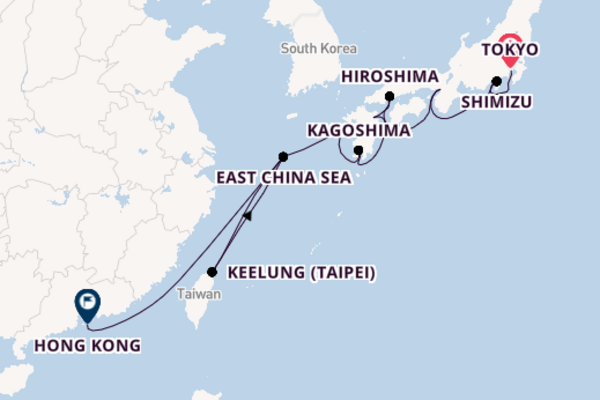 15 day voyage on board the Viking Orion from Tokyo