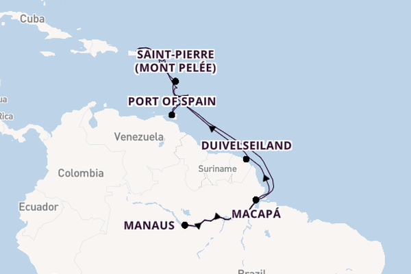 Caribbean vanaf San Juan, Puerto Rico met de EXPLORA I