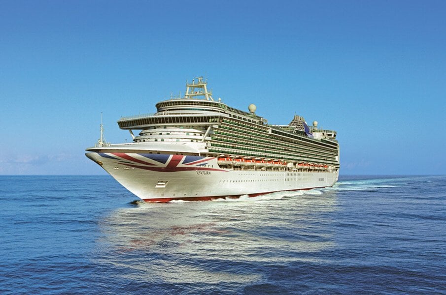 at sea