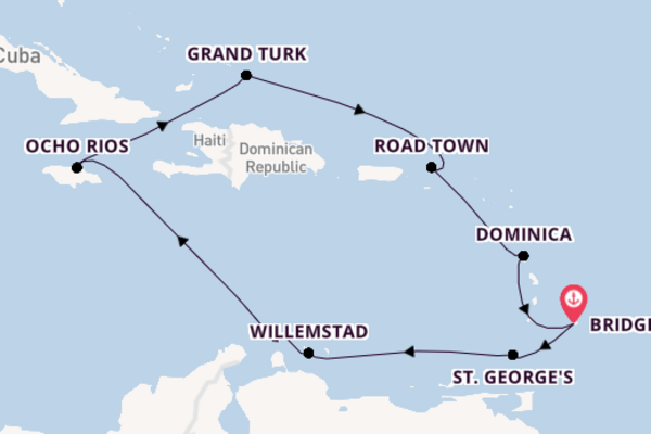 Caribbean From Barbados with the Britannia 