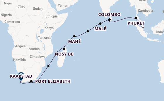 Zuidoost-Azië vanaf Singapore, Singapore met de Seven Seas Explorer
