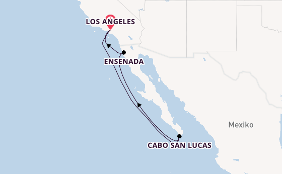 USA Westküste ab Los Angeles, USA auf der Ovation of the Seas